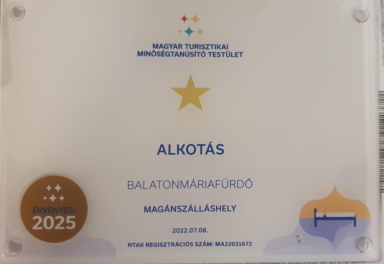 Alkotas * Balatonmariafurdo